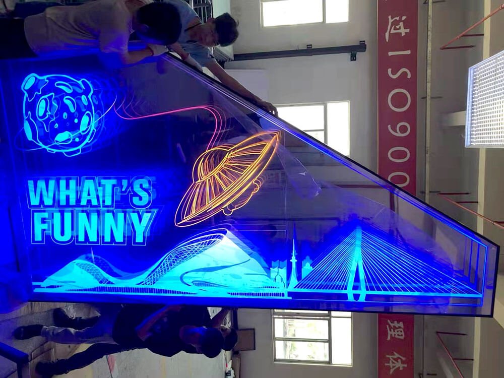 Infinity Mirror LED Neon Light Box with Custom Graphics