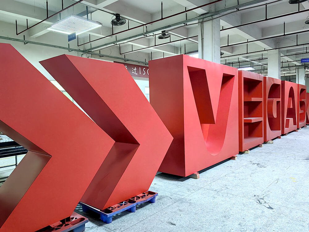 Large 3D Freestanding Letters (Vegas Theme)