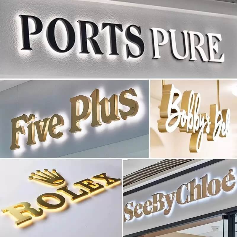 Premium Metal Backlit Channel Letters