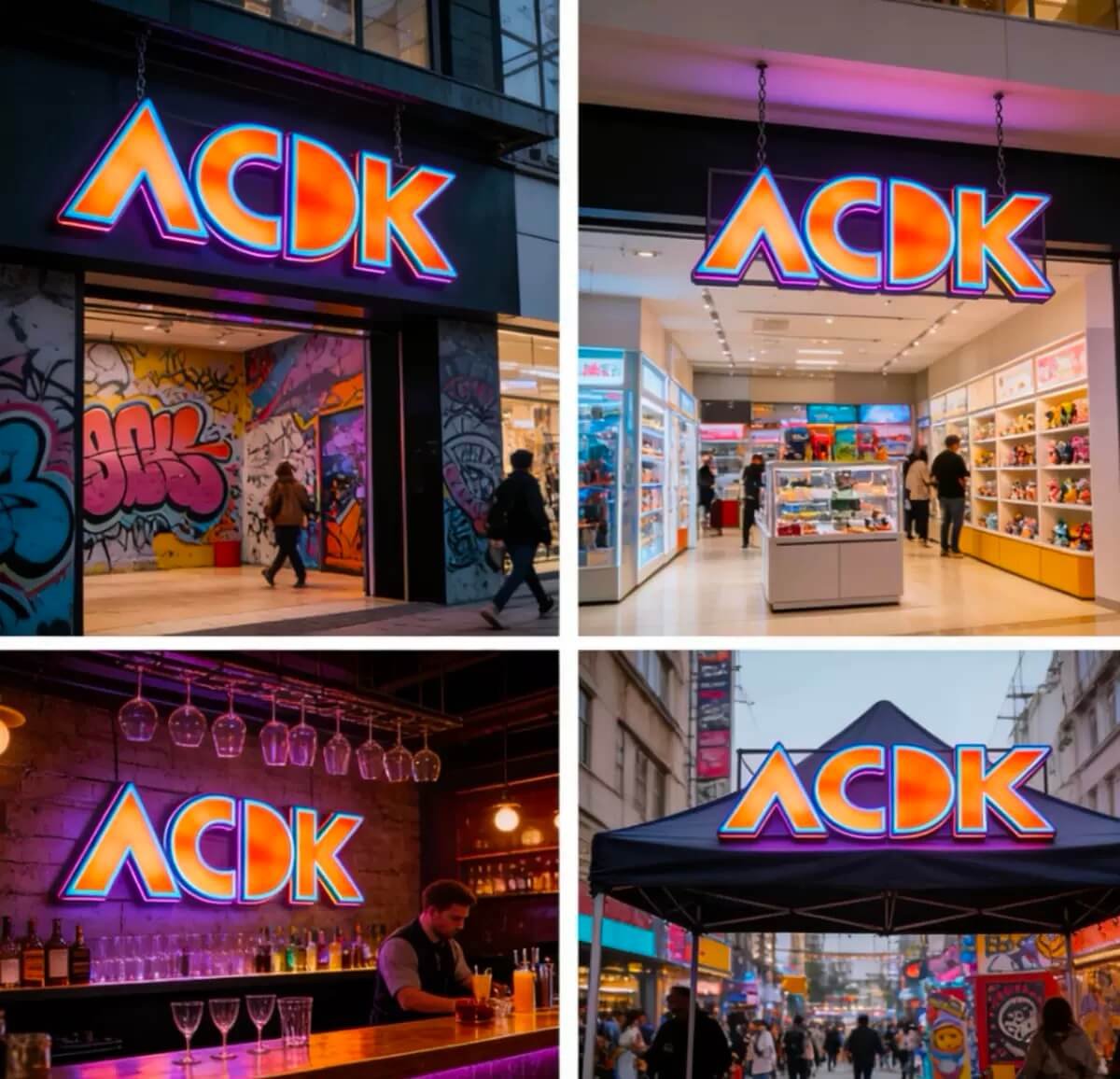 RGB Color-Changing LED Neon Sign (ACDK) (1)