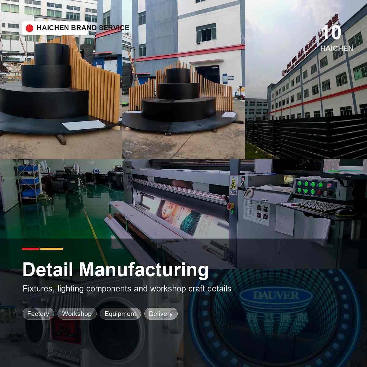 Detail Manufacturing Lighting Components Fixtures Workshop Craft Process Exterior Capacity