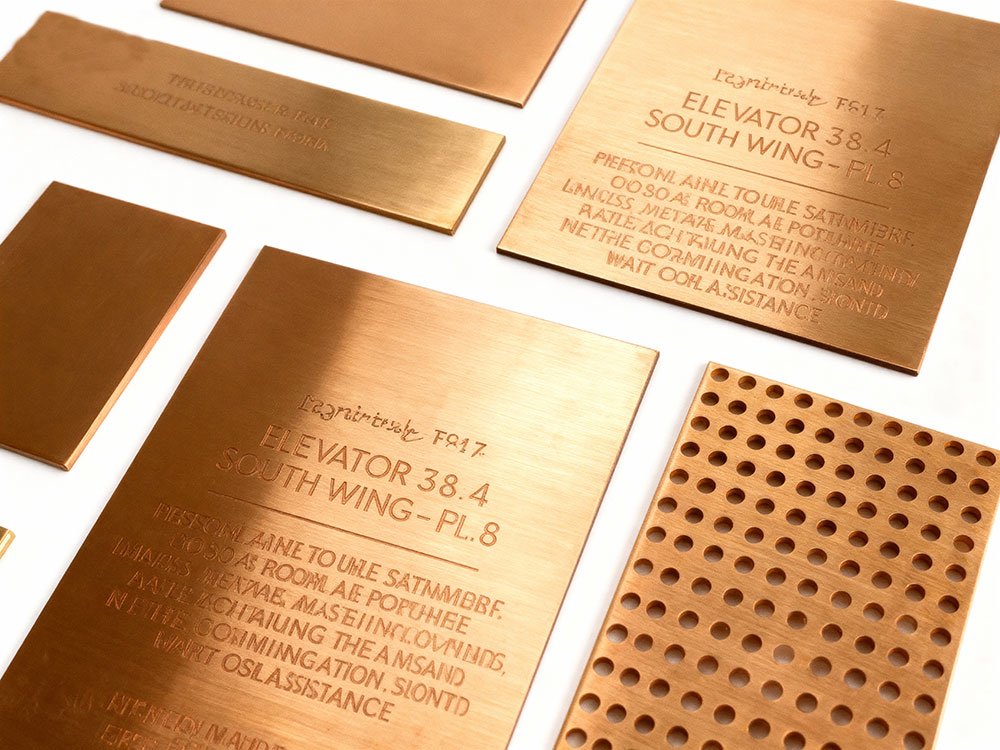 Engraved Brass Metal Plates