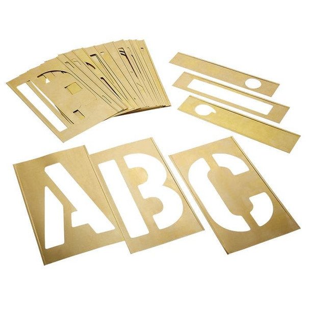 Metal Stencil Letters