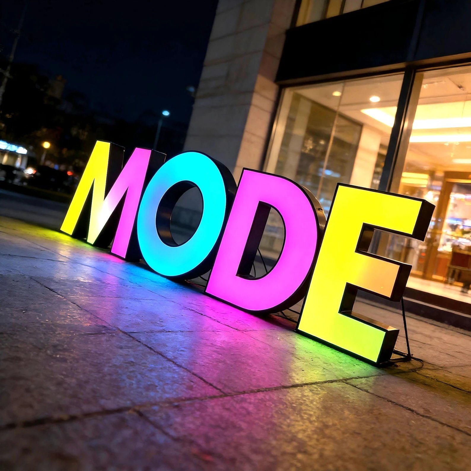 RGB Colorful Front Lit 3D Letter Sign