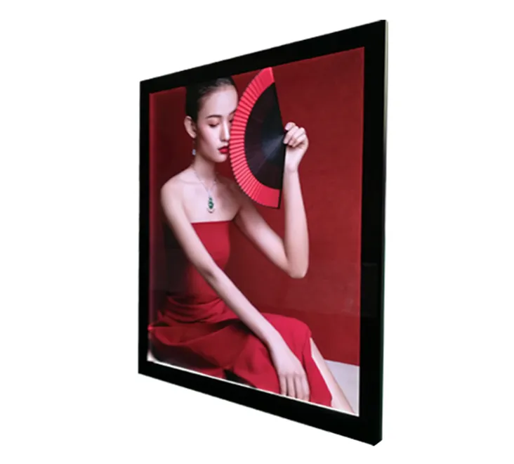 Ultra Thin Black Frame Backlit LED Light Box