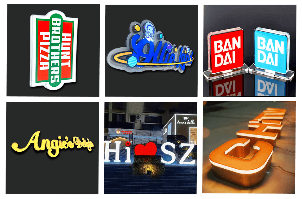 acrylic letters banner