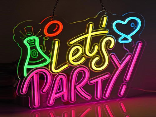 custom led neon church signs design