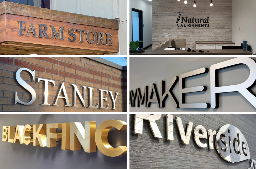 Custom Metal Letter Signs