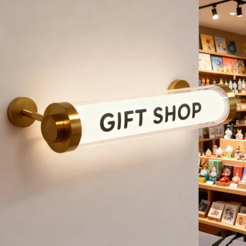 Wall-mounted retail LED light box