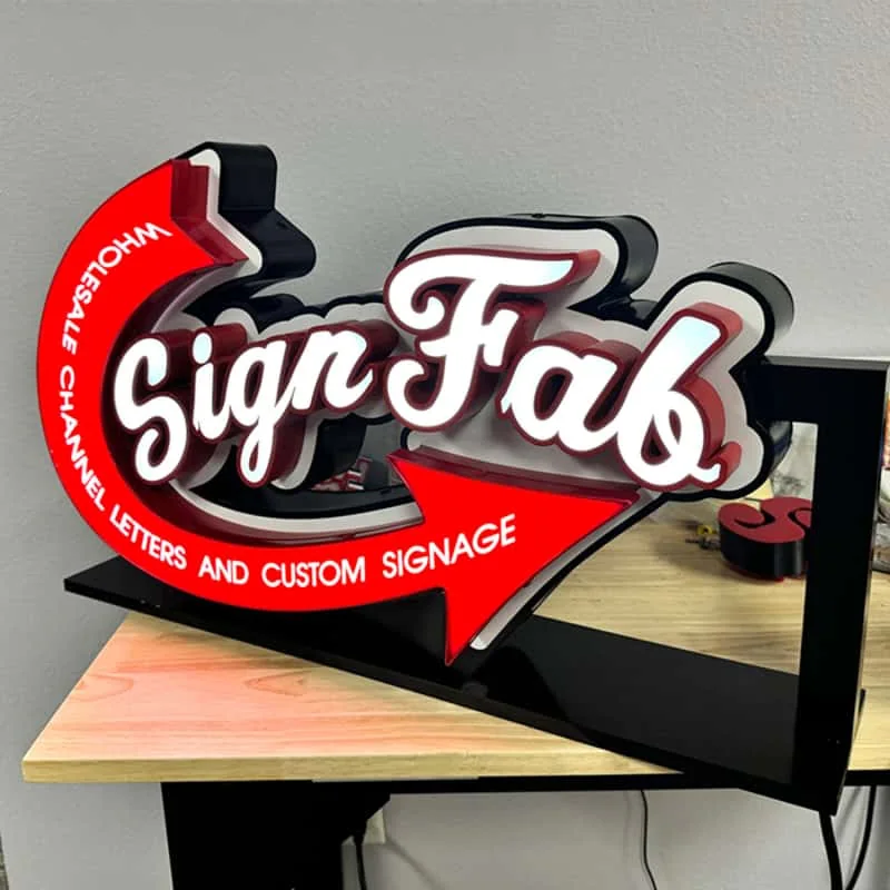 Premium illuminated channel letter storefront