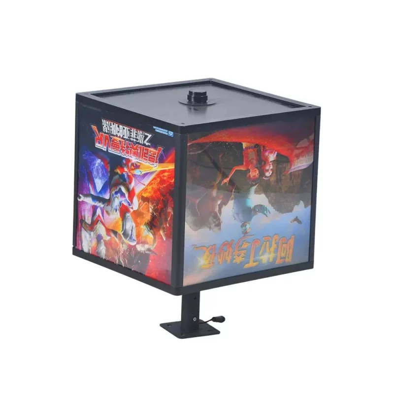 Double-sided freestanding outdoor advertising light box