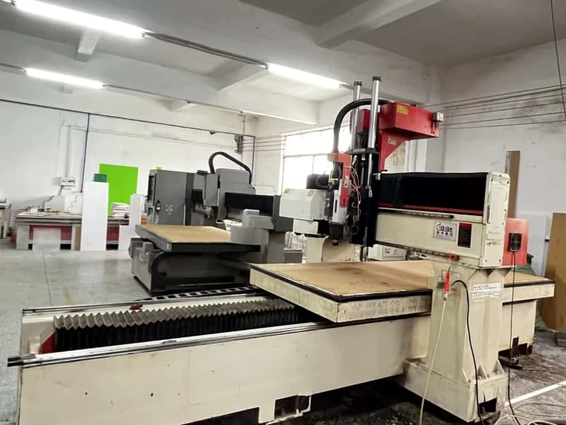 Large CNC machine used for sign fabrication
